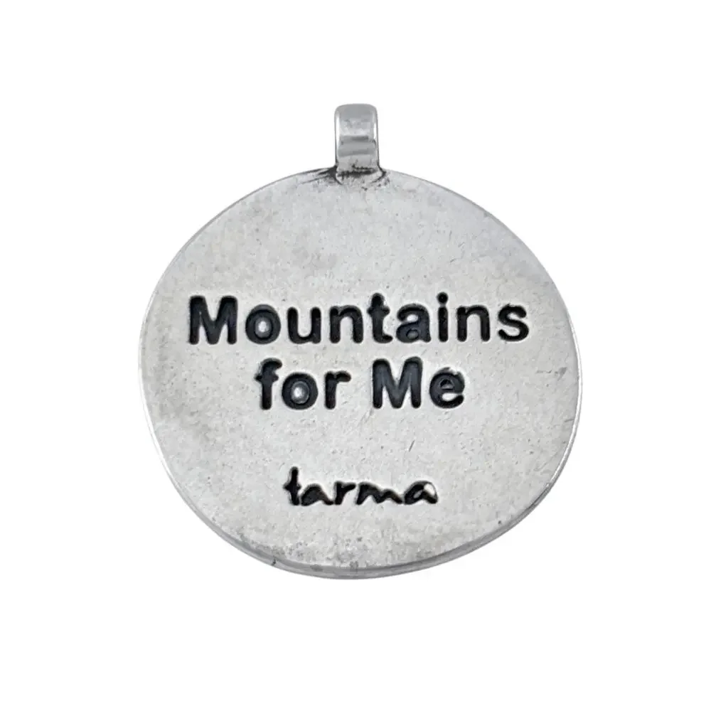 Vintage Tarma Sterling Silver 925 Mountain Pendant